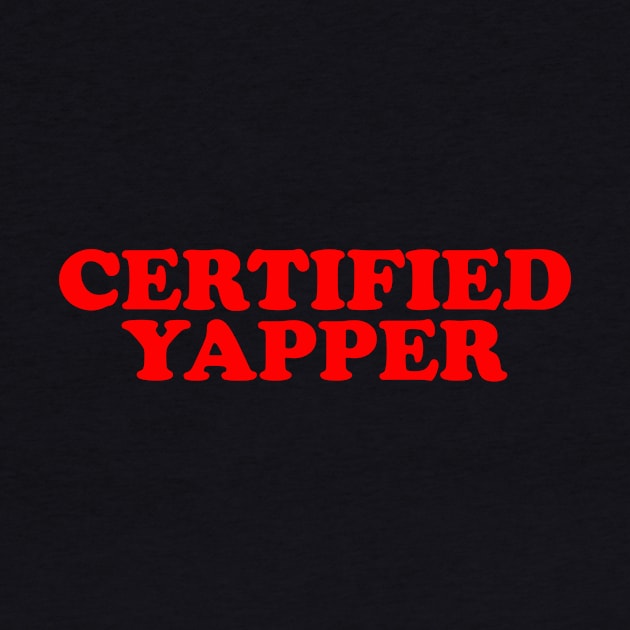 Certified yapper Shirt, Y2K Iconic Funny It Girl Meme by ILOVEY2K